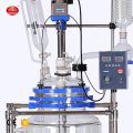 New  Jacketed Glass Reactor 100 Liter